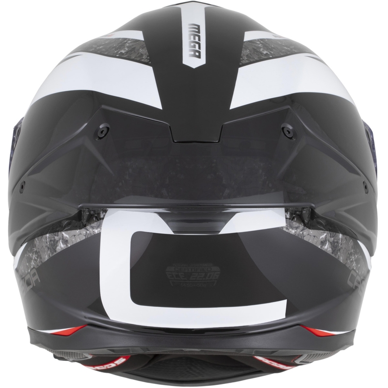 Cassida Integral GTS 2.1 Mega Integralhelm, schwarz-weiß-rot