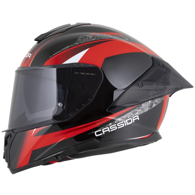Cassida Integral GTS 2.1 Mega Integralhelm, schwarz-rot-weiß
