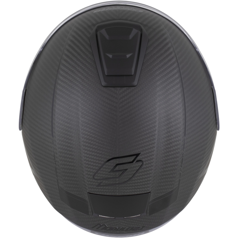 Klappbarer Motorradhelm Cassida Modulo 2.1 Plus Carbon BlackOut, mattschwarz
