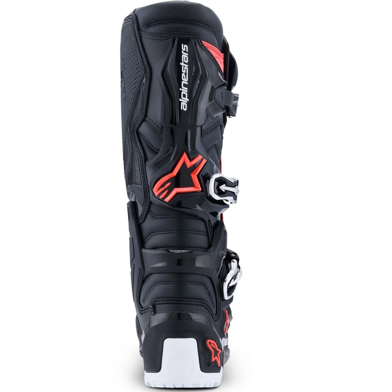 Alpinestars TECH 7 Enduro Drystar Motorradstiefel schwarz-fluoreszierend rot-weiß