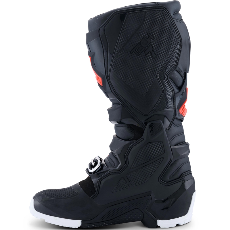 Alpinestars TECH 7 Enduro Drystar Motorradstiefel schwarz-fluoreszierend rot-weiß