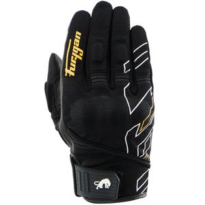 Furygan Jet Neon D3O® Evo Damen-Motorradhandschuhe schwarz-gold