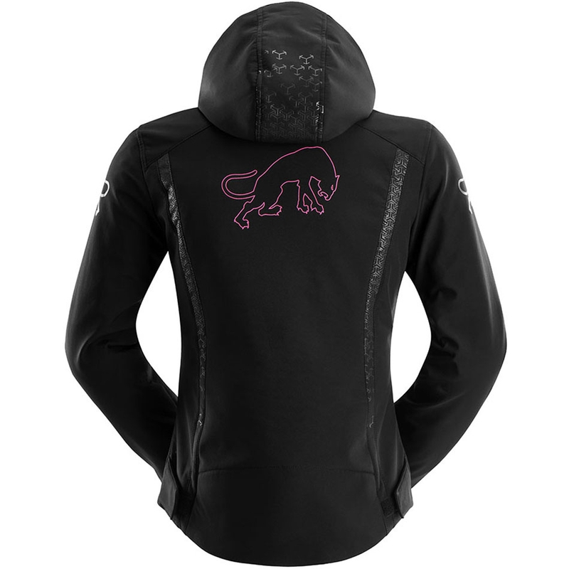 Furygan Skye Damen-Motorradjacke schwarz-rosa