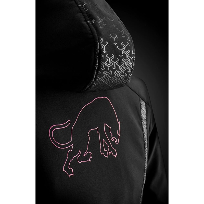 Furygan Skye Damen-Motorradjacke schwarz-rosa