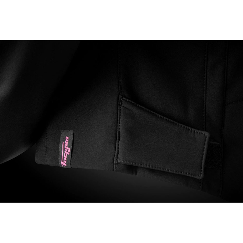 Furygan Skye Damen-Motorradjacke schwarz-rosa