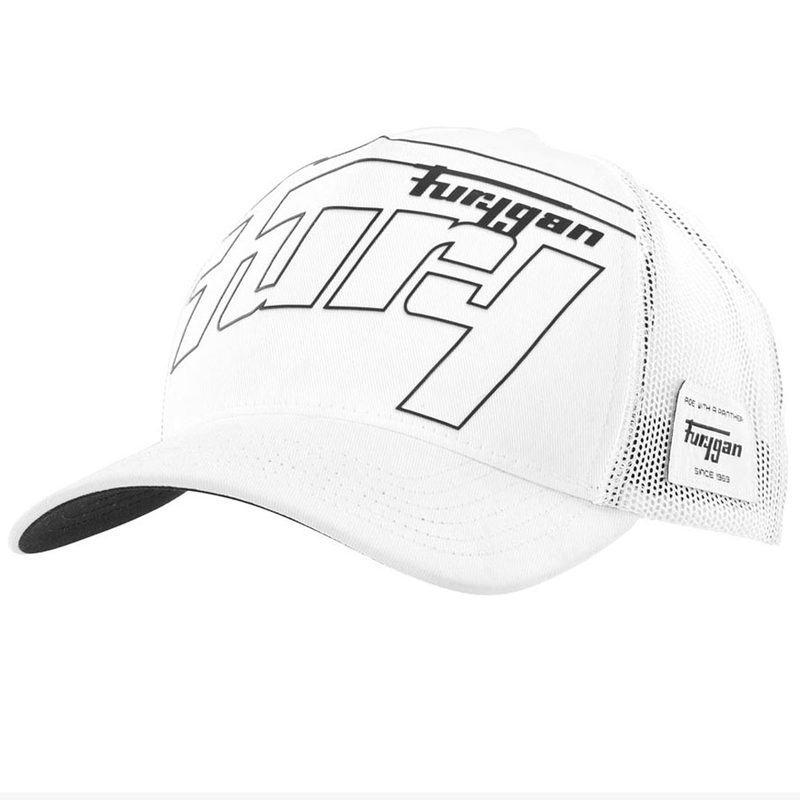 Furygan Trucker Rage Kappe weiß-schwarz