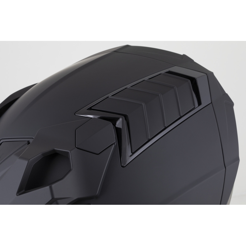 Enduro-Motorradhelm ZED XD1, matt schwarz-rot