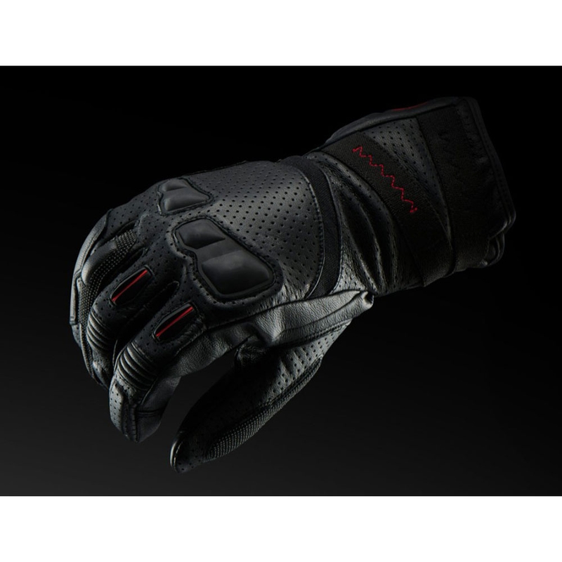 Furygan LR Nomad Belüftete Motorradhandschuhe Schwarz
