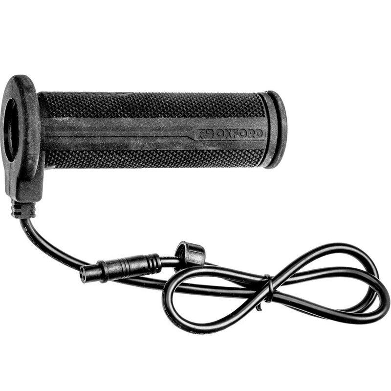 Rechter Ersatzgriff für Oxford Hotgrips PRO Touring Heizgriffe, schwarz