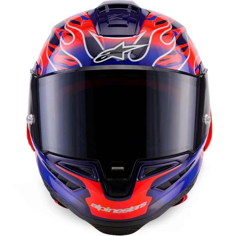Alpinestars Supertech R-10 Flyte Integralhelm, limitierte Edition, Jorge Martin, lila-rot