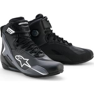 Alpinestars Faster-4 Drystar Motorradstiefel schwarz-dunkelgrau-weiß