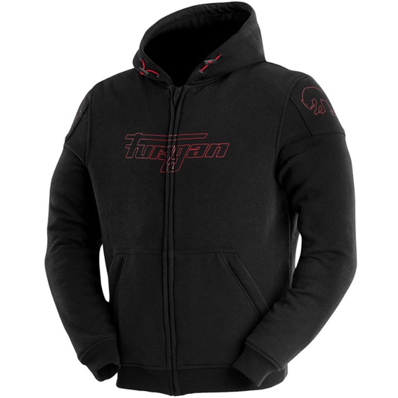 Furygan Livio X Kevlar® Motorradjacke schwarz-rot
