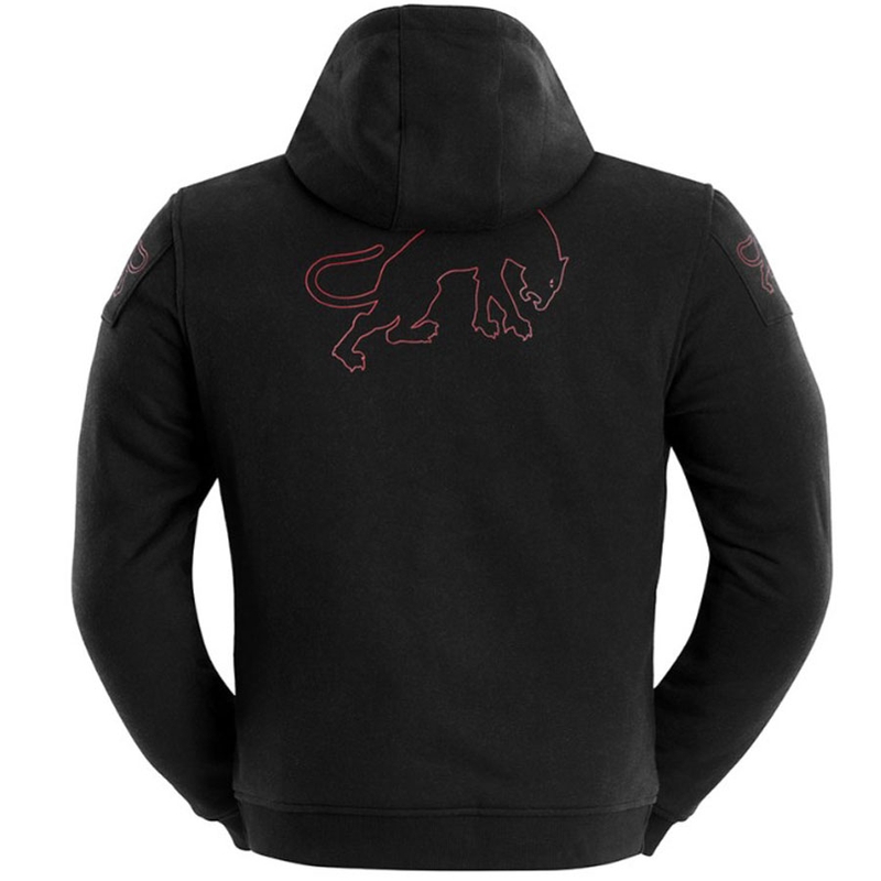 Furygan Livio X Kevlar® Motorradjacke schwarz-rot