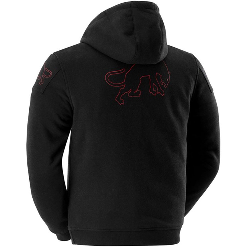 Furygan Livio X Kevlar® Motorradjacke schwarz-rot