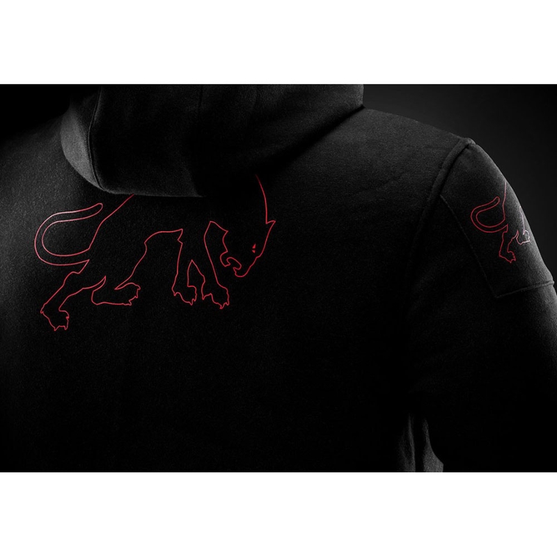 Furygan Livio X Kevlar® Motorradjacke schwarz-rot