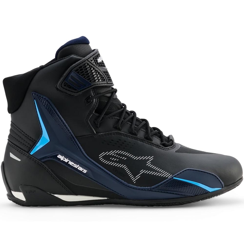 Alpinestars Faster-4 Drystar Motorradstiefel schwarz-blau-weiß
