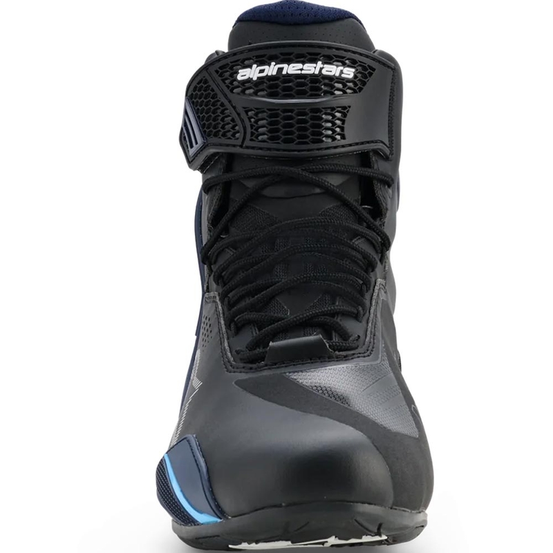 Alpinestars Faster-4 Drystar Motorradstiefel schwarz-blau-weiß