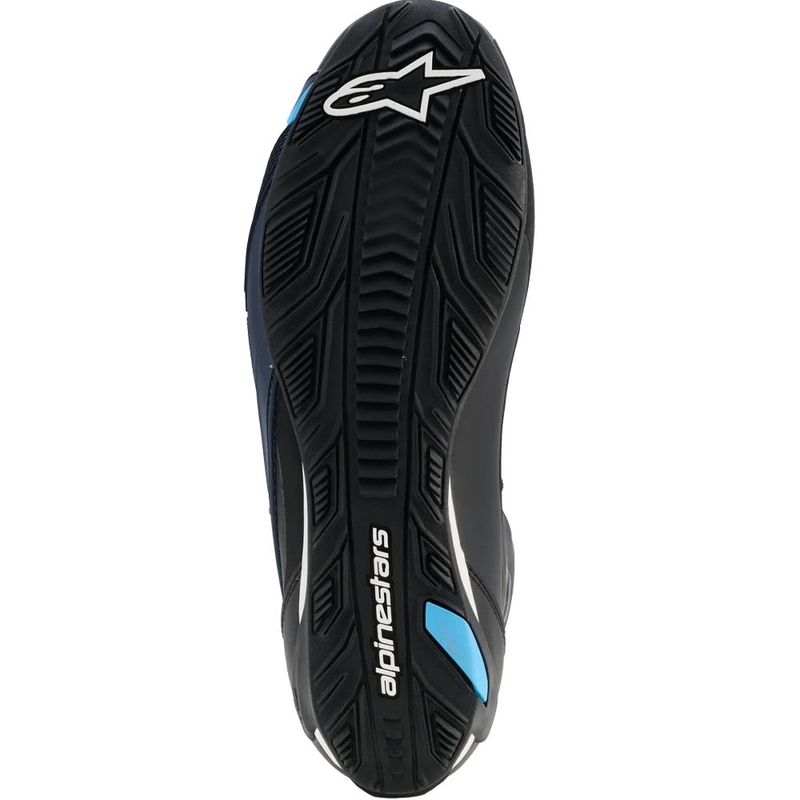 Alpinestars Faster-4 Drystar Motorradstiefel schwarz-blau-weiß