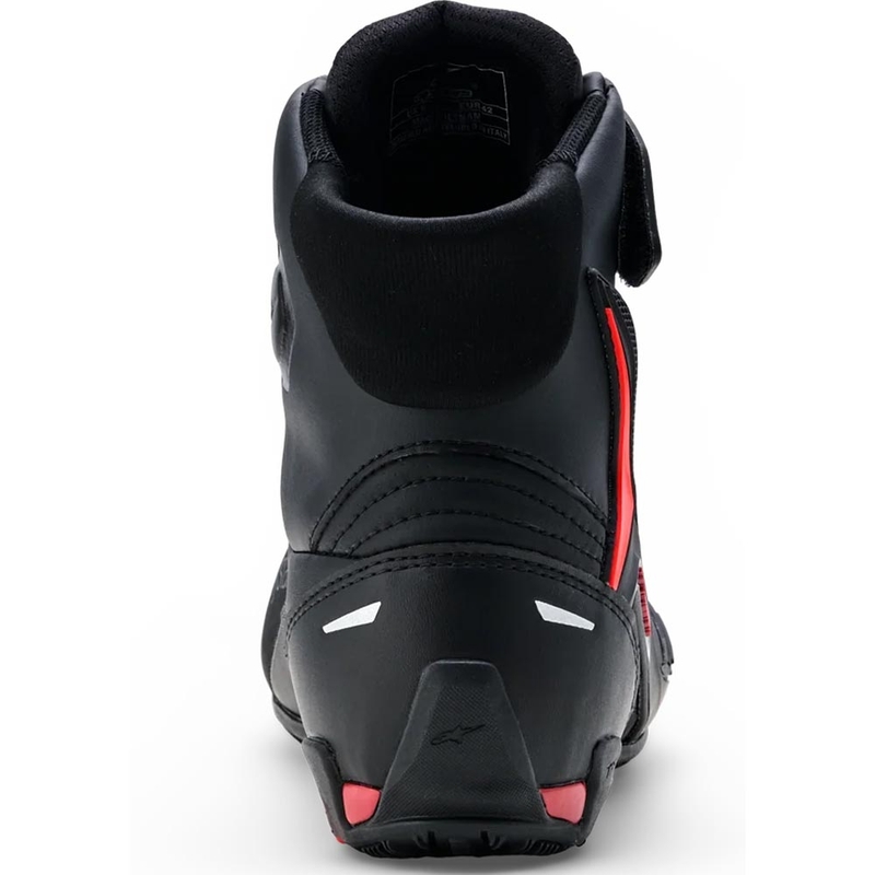 Alpinestars Faster-4 Drystar Motorradstiefel schwarz-fluoreszierend rot