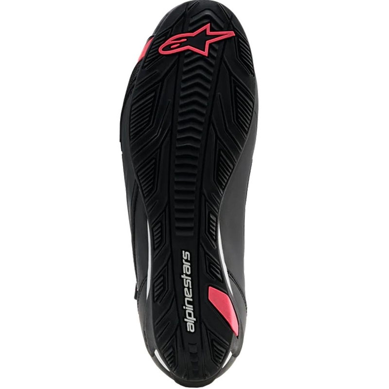 Alpinestars Stella Faster-4 Drystar Damen-Motorradstiefel schwarz-grau-rot