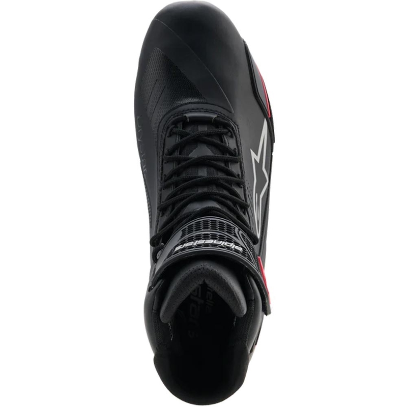 Alpinestars Stella Faster-4 Drystar Damen-Motorradstiefel schwarz-grau-rot