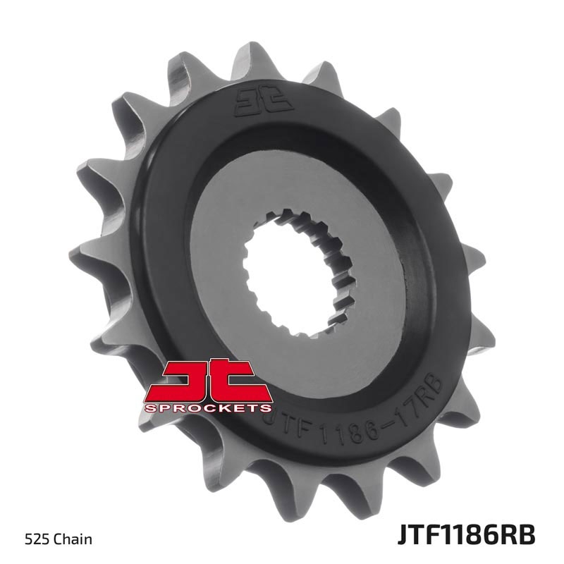 Ritzel JT 17T, 525 rubber cushioned