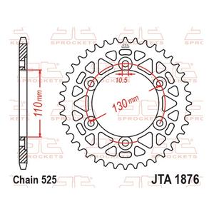 Aluminium-Ketten Rad JT JTA 1876-43GLD 43)T, nt((525 golden