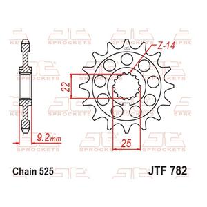 Ritzel JT JTF 782-16 16T, 525