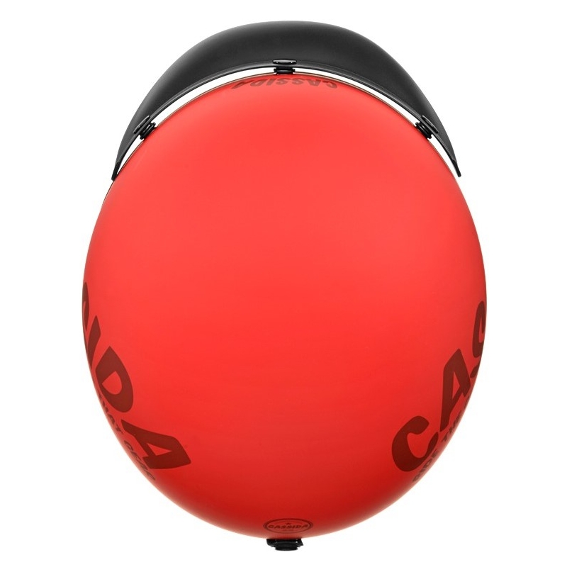 Cassida Oxygen Gear Rot-Schwarz Offener Motorradhelm