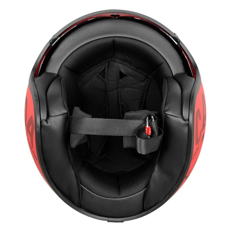 Cassida Oxygen Gear Rot-Schwarz Offener Motorradhelm