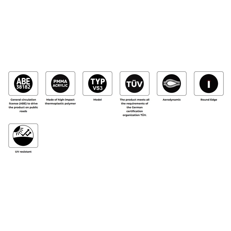 Windschutzscheibe PUIG SPORT transparent