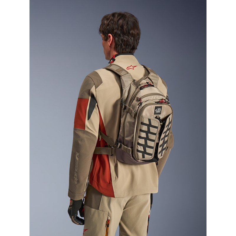 Alpinestars AT-15 Motorradrucksack, sandorange, 15 l