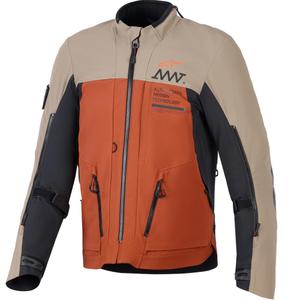Alpinestars AMT-8 Stretch Drystar XF Motorradjacke braun-orange-schwarz