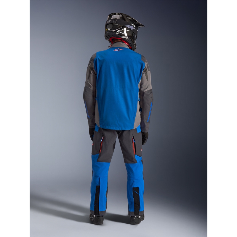 Alpinestars Maxdura Drystar XF Motorradjacke blau-dunkelgrau