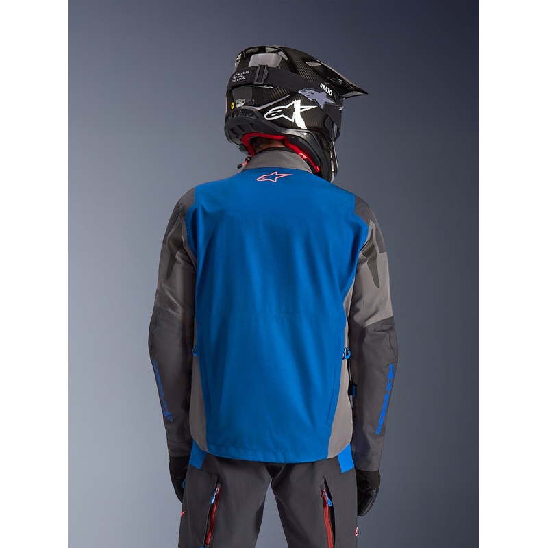 Alpinestars Maxdura Drystar XF Motorradjacke blau-dunkelgrau