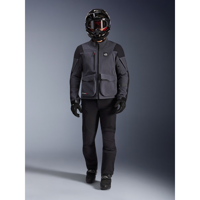Alpinestars Maxdura Drystar XF Motorradjacke, dunkelgrau-schwarz