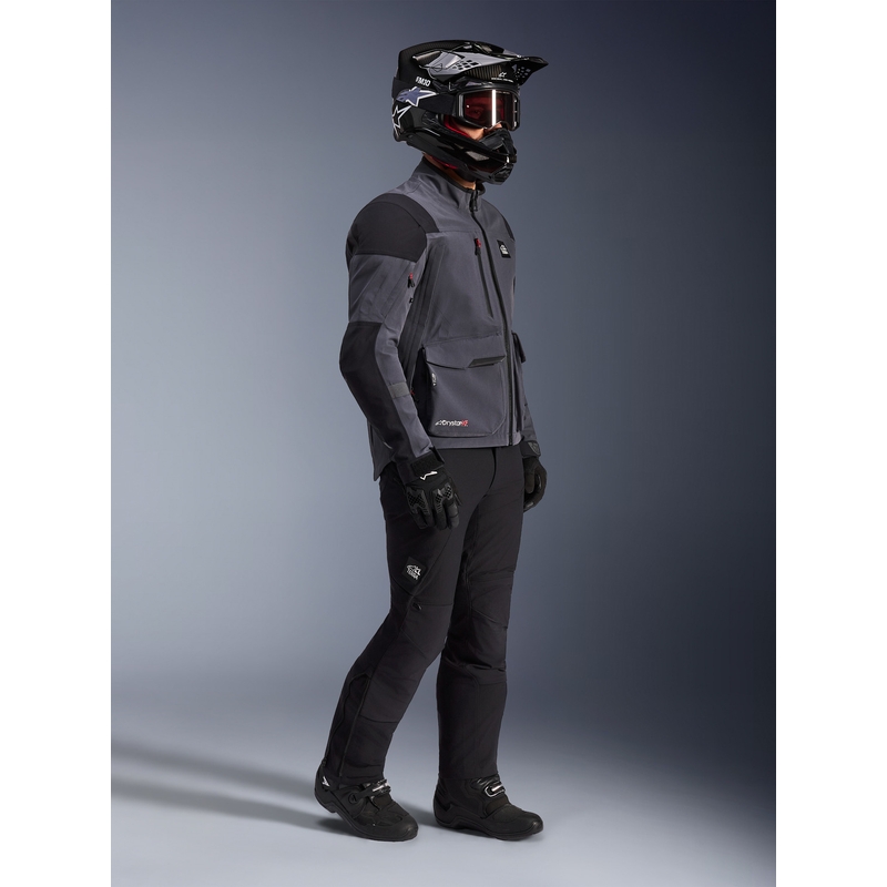 Alpinestars Maxdura Drystar XF Motorradjacke, dunkelgrau-schwarz