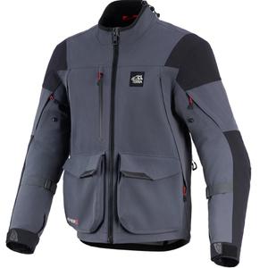 Alpinestars Maxdura Drystar XF Motorradjacke, dunkelgrau-schwarz