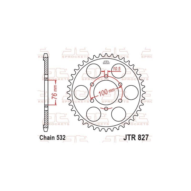 Ketten Rad JT 44T, 532