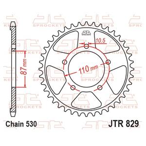 Ketten Rad JT JTR 829-47 47T, 530