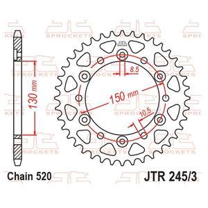 Ketten Rad JT JTR 245/3-42 42T, 520