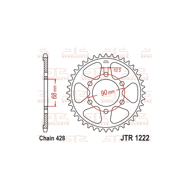 Ketten Rad JT 47T, 428