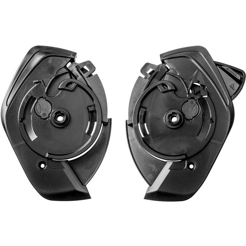 Ersatzscharnier für Airoh REV 19 Motorradhelme, schwarz, 2 Stück.