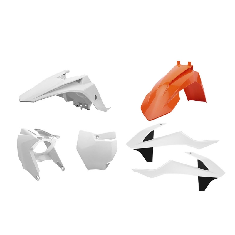 Satz Kunststoffteile POLISPORT (with side panels & airbox) OEM color für KTM SX 65 2016-2023