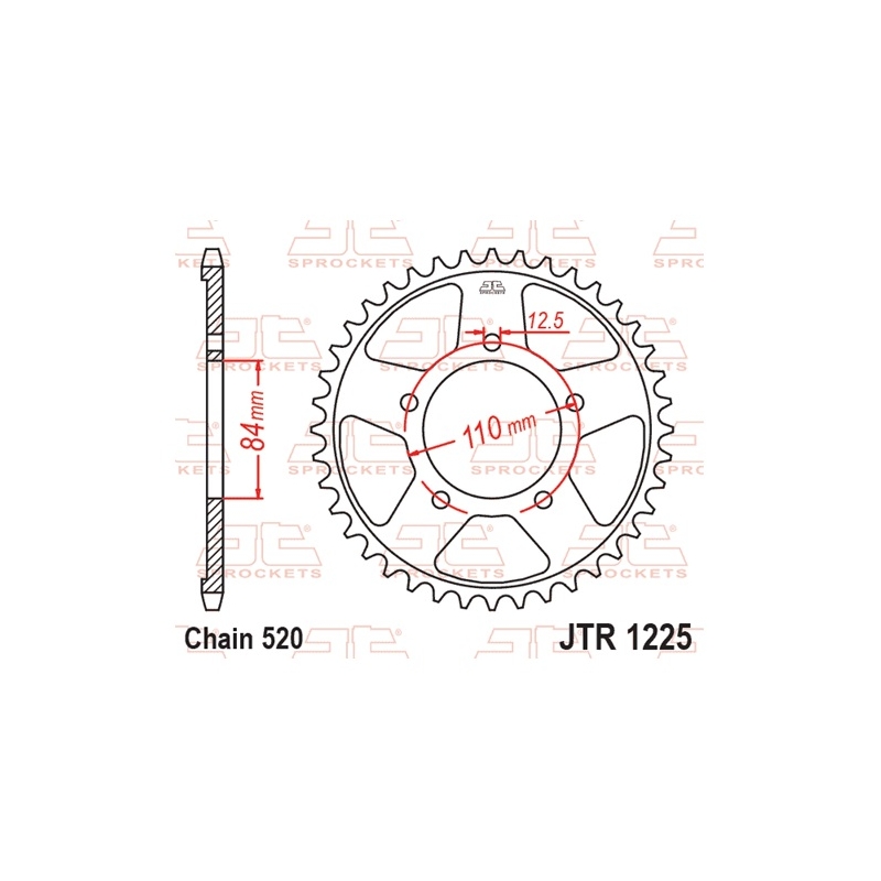 Ketten Rad JT 41T, 520