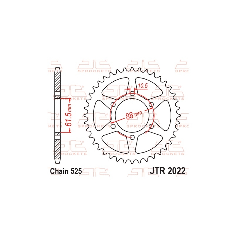 Ketten Rad JT 38T, 525