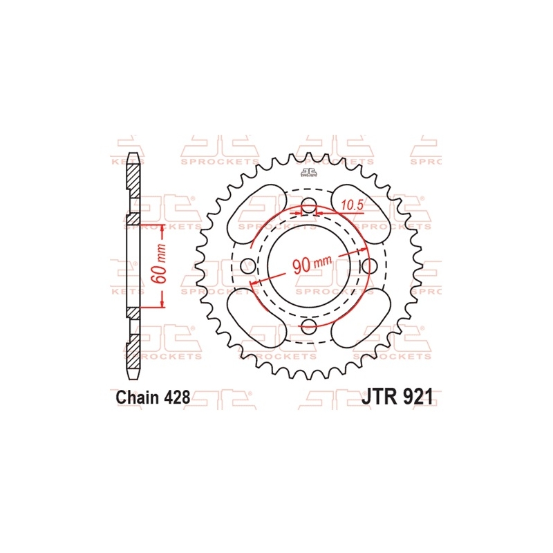 Ketten Rad JT 41T, 428