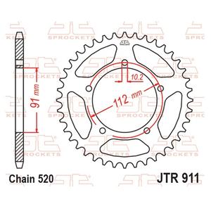 Ketten Rad JT JTR 911-46 46T, 520
