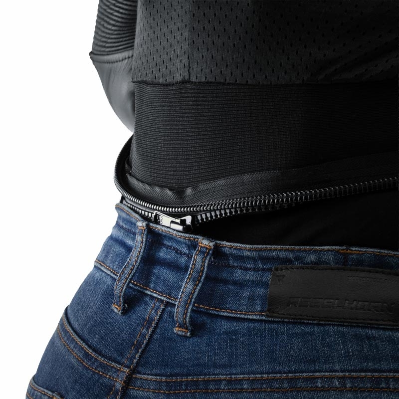 Rebelhorn Diva ST Leder-Motorradjacke für Damen, schwarz-pink