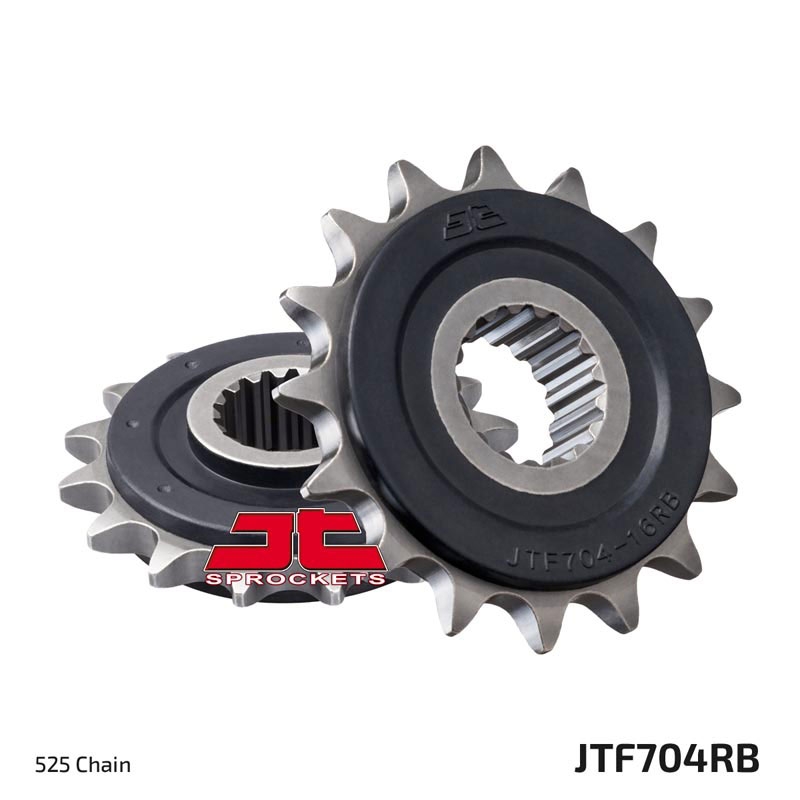 Ritzel JT 17T, 525 rubber cushioned